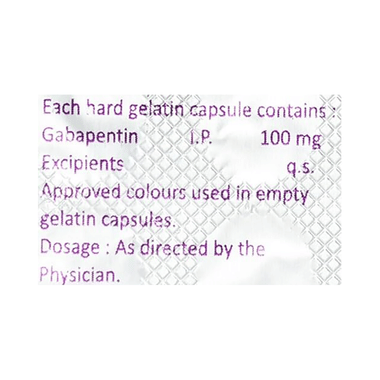 Cygaba 100mg Capsule