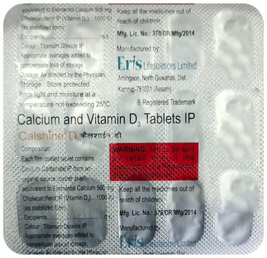 Calshine D Tablet Calshine D Tablet