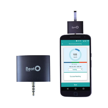 BeatO Blood Glucometer with 20 Test Strips