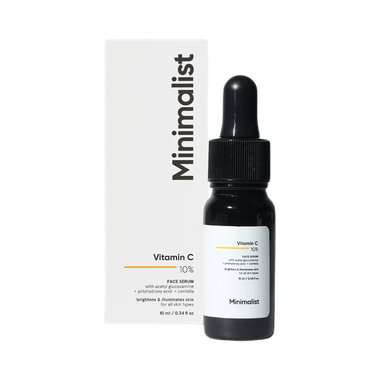 Minimalist 10% Vitamin C Face Serum | Brightens Skin