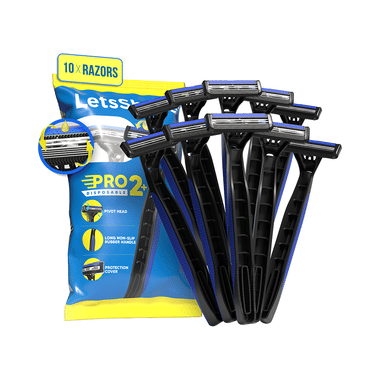 LetsShave Pro 2 Plus Disposable Shaving Razor
