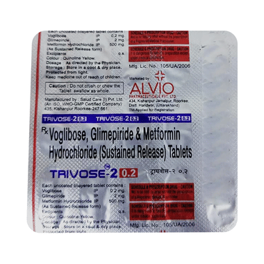 Trivose 2 0.2 Tablet SR