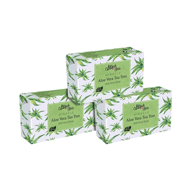 Mirah Belle Aloe Vera Tea Tree Miracle Soap (125gm Each)