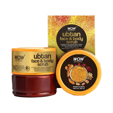 WOW Skin Science Ubtan Face & Body Scrub