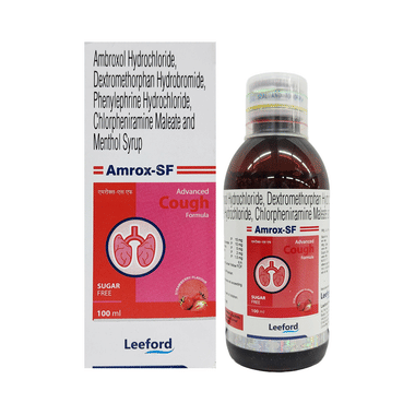 Amrox-SF Syrup Strawberry Sugar Free