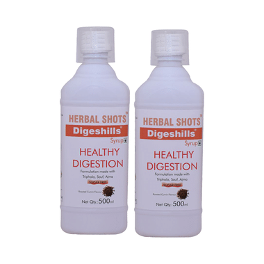 Herbal Shots Digeshills Syrup Pack Of 2