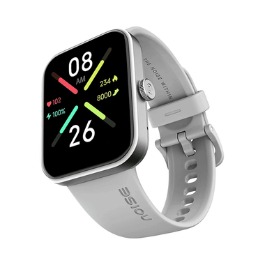 Noise Color Fit Pulse Go Buzz Smartwatch Misty Gray