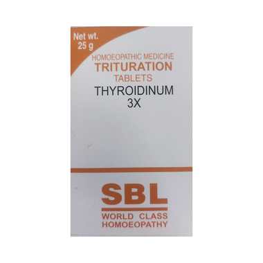 SBL Thyroidinum Trituration Tablet 3X