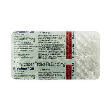 Rivaban 20mg Tablet