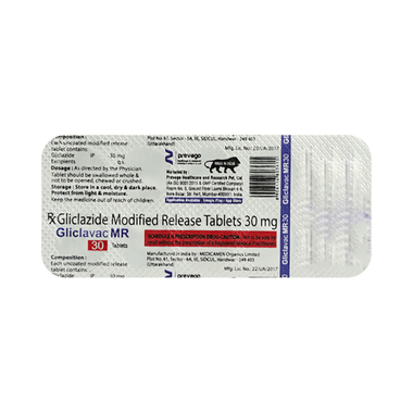 Gliclavac MR 30 Tablet