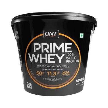QNT Prime Whey Isolate Powder Irish Chocolate