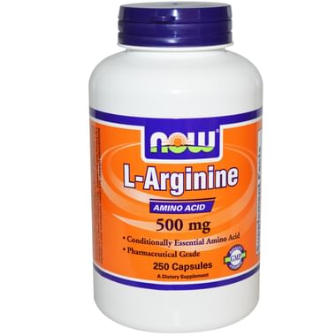Now Foods L-Arginine 500mg With Amino Acid | For Urea Metabolism & Excretion | Capsule
