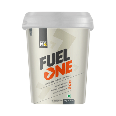 MuscleBlaze Fuel One | With Whey Protein, 5.29 BCAA, 4.2g Glutamic Acid | Powder For Performance | Flavour Chocolate