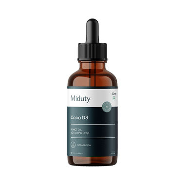 Miduty Coco D3 Vitamin D3 MCT Oil-Bones-Immunity Liquid