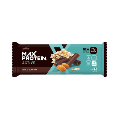 RiteBite Max Protein Active 20g Protein Bar Choco Slim