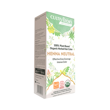 Cultivator's Organic Herbal Hair Color Henna Neutral