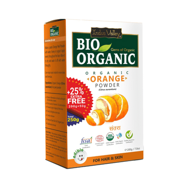 Indus Valley Bio Organic Orange Powder +25% Extra Free