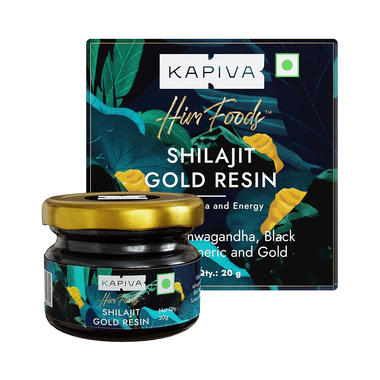 Kapiva Shilajit Gold Resin| Helps In Boosting Stamina | Contains 24 Carat Gold | 100% Ayurvedic Resin