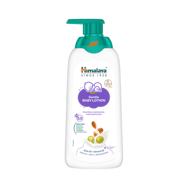 Himalaya Gentle Baby Lotion With Almond & Olive Oil | Nourishes & Moisturises Baby's Skin | Paraben-Free