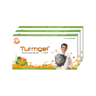 Turmgel Turmeric Lozenges (10 Each) With Tulsi