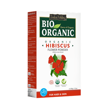 Indus Valley Bio Organic Hibiscus Flower Powder
