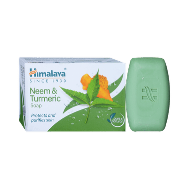 Himalaya Neem & Turmeric Soap | Pure & Natural | Protects & Purifies Skin