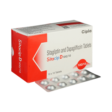 Sitacip D 10mg/100mg Tablet