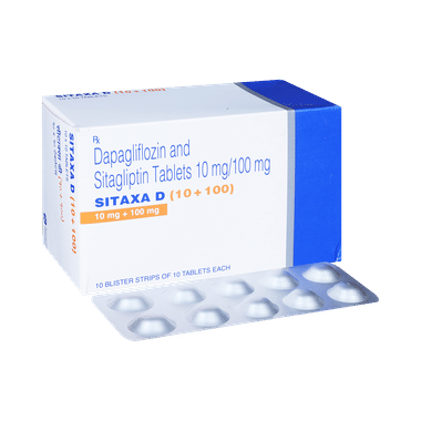 Sitaxa D 10mg/100mg Tablet