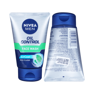 Nivea Men Oil Control Air Cool Mint Crystal Face Wash