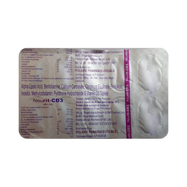 <span style='color:#626A7A'>Neurit CD 3 Tablet</span>