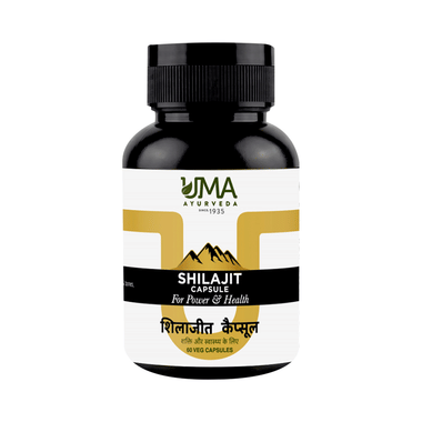 Uma Ayurveda Shilajit Veg Capsule
