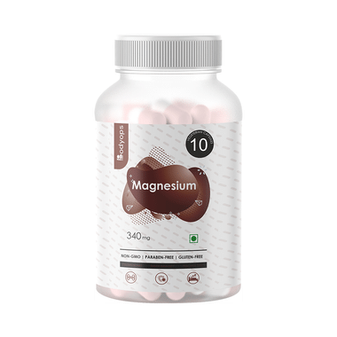 Bodyops Magnesium 340mg Vegetarian Capsule