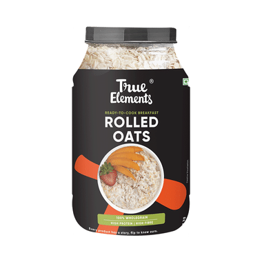 True Elements Rolled Oats With Fibre, Protein & Antioxidants For Keto Friendly Diet