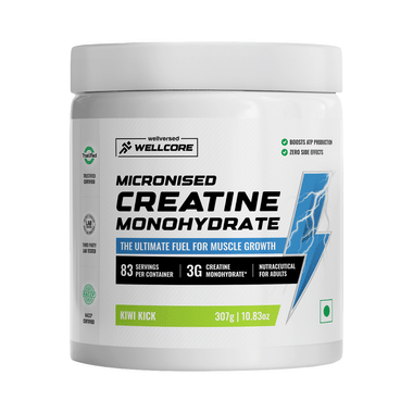 Wellcore Micronised Creatine Monohydrate Powder Kiwi Kick