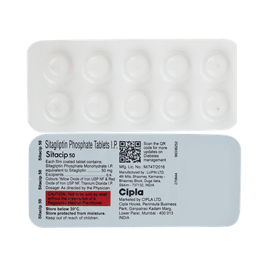 SitaCIP 50mg Tablet