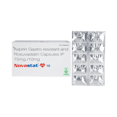 Novastat Asp 10mg/75mg Capsule