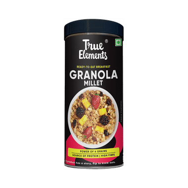 True Elements Granola Millet High Protein High Fibre For Weight Management