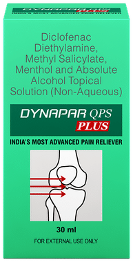 Dynapar Qps Plus Non-Aqueous Topical Solution | For Pain Relief From Back, Neck, Shoulder, Elbow, Wrist & Knee Pain