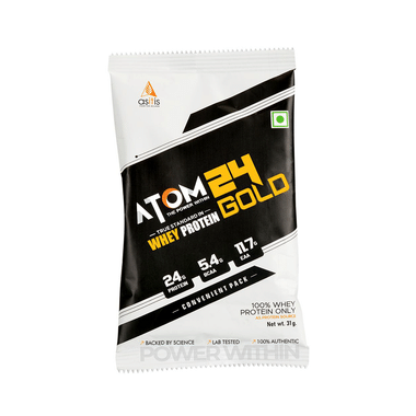 AS-IT-IS Nutrition Atom 24 Gold Whey Protein (31gm Each)