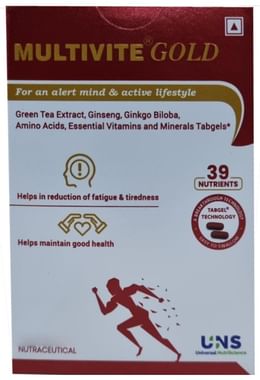 Multivite Gold Daily Health Supplement Tabgels