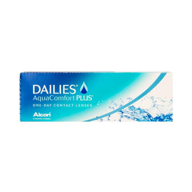 Alcon Dailies Aqua Comfort Plus One Day Contact Lens Optical Power -4.25 Transparent Spherical