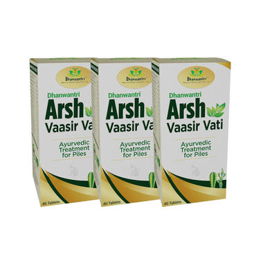 Dhanwantri Arsh Vaasir Vati(40 Each)