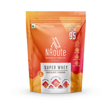 Nroute Super Whey Protein Powder Chocolate