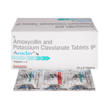 Acuclav 1000mg Tablet