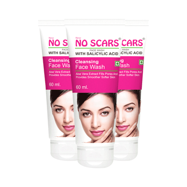 NO Scars With Salicylic Acid Cleansing Face Wash ( 60ml)