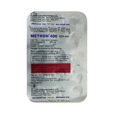 Metron 400mg Tablet