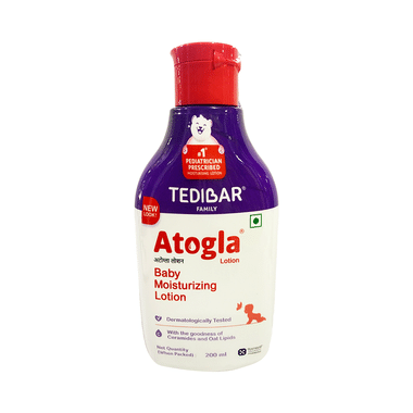 Tedibar Atogla Baby Moisturizing Lotion With Ceramides & Oat Lipids | Paraben-Free