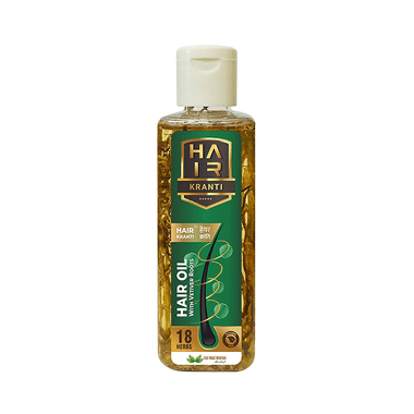 20 Microns Herbal Hair Kranti Hair Oil With Vetiver Roots