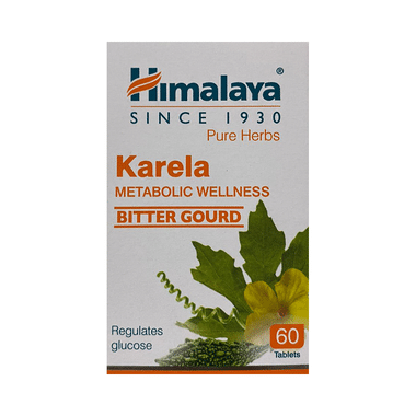 Himalaya Wellness Pure Herbs Karela Metabolic Wellness Tablet | Helps Regulate Glucose & Blood Sugar