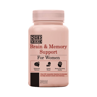 SheNeed Brain & Memory Support Capsule for Women